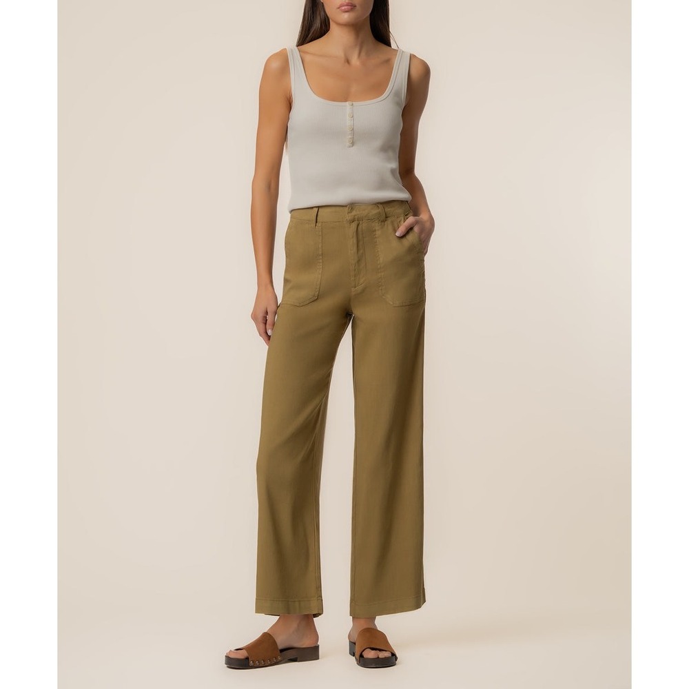 KUT from the Kloth Topaz Wide Leg Pants Artichoke Size 4P New With Tags